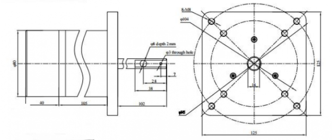 De Economische BLDC Motor van 12VDC 48VDC/van 230VAC tot 4000 t/min 0