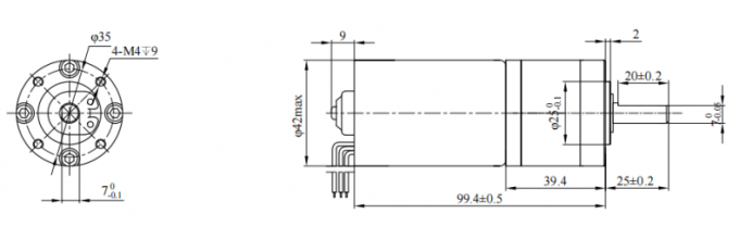Intelligente Robuuste BLDC-Motor 0