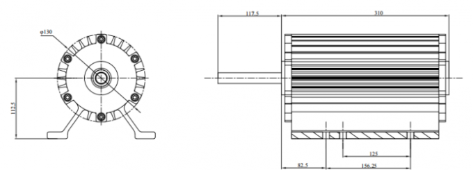 Economische BLDC-Motor 0