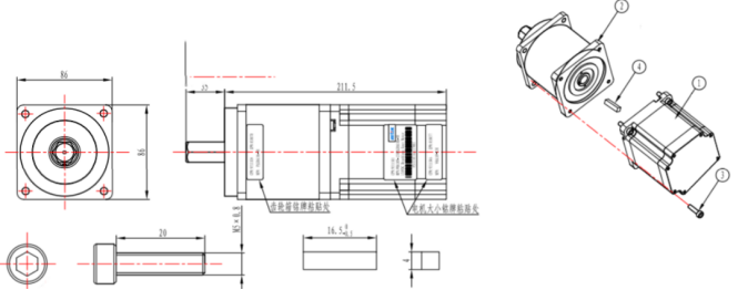 Nauwkeurige BLDC-Motor 0