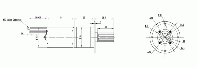 Robuuste Brushless gelijkstroom-Motor 2